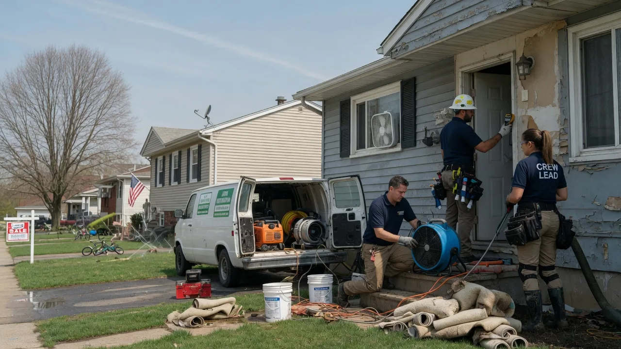 Flood Cleanup in Burr Oak, MI near me